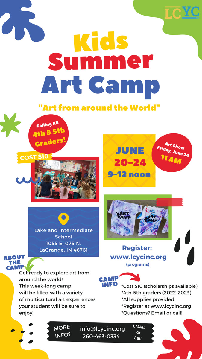 Art Camp - LaGrange Communities Youth Centers